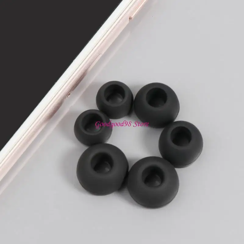 

12Pcs Earbuds Tips Soft Rubber Flexible Eartips Buds Wing Tips Fit in Case Buds W8EC