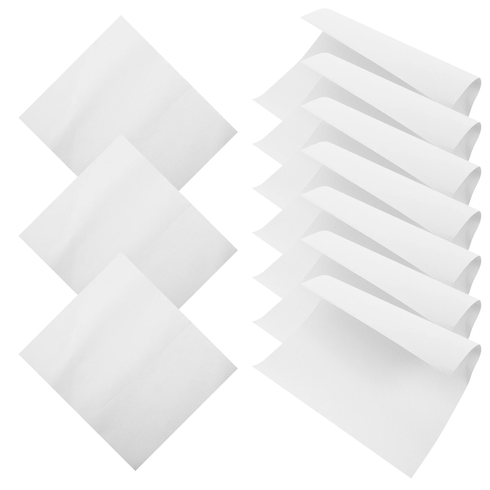 

10 Pcs Oil Painting Canvas Sheets Cotton Blend Coated Canvas for Students Hobbyists Decoration Supplies Lightweight