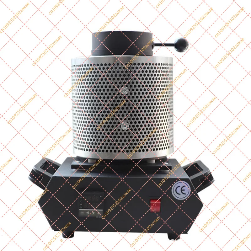 1KG-3KG Electric Jewelry Melting Furnace for Gold Silver Copper Aluminum Lead, Induction Melting Oven 110V/220V