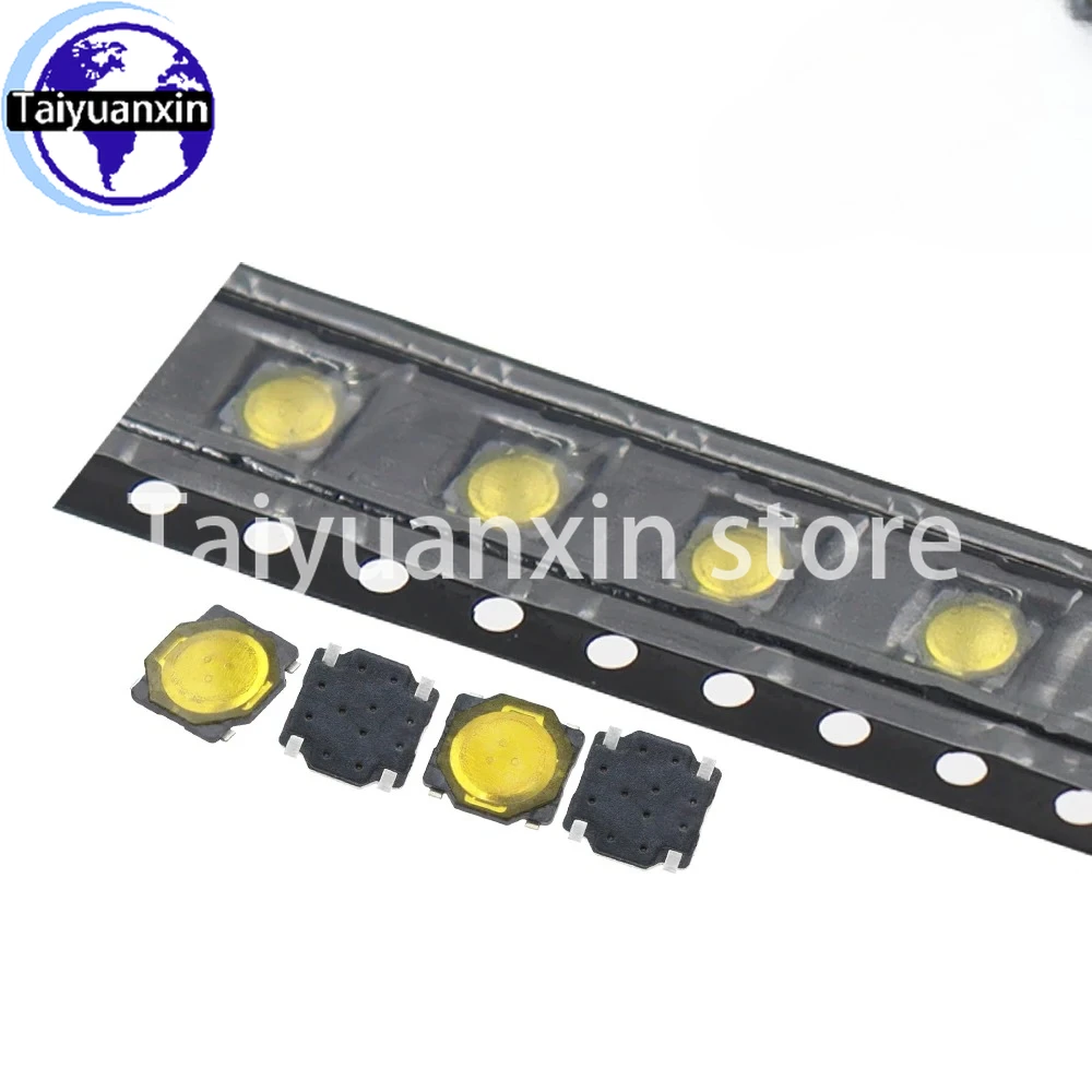 

1000PCS 3.7X3.7X0.35MM Thin Film Touch Switch 4Pin SMD Metal Dome Micro Button Switch 3.7*3.7*0.35mm Tact Switches