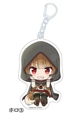 Anime Spice and Wolf Acrylic Keychain Model Cosplay Plate Holder Birthday Fans Christmas Desk Decor Plate Gift