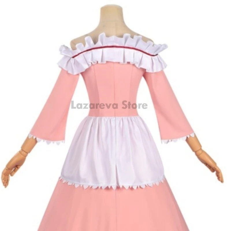 

Anime Always Catch Cospaly Maria Annunziata cosplay full costumes and sets Pink Dress Women Female carnival fantasy disguise