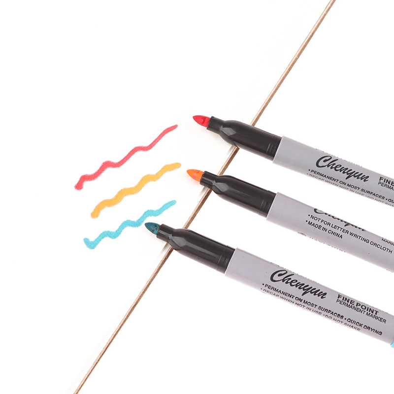 

6/12pcs Microblading Erasable Skin Marker Pen Tattoo Sketch Transfer For Body Art Makeup Accessories Office Study Supply