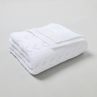 Baby Blankets Knitted Newborn Infant Netural Soft Cozy Sleeping Mats for Toddler Boy Girl Throwing Quilts Children Mats 100*80cm
