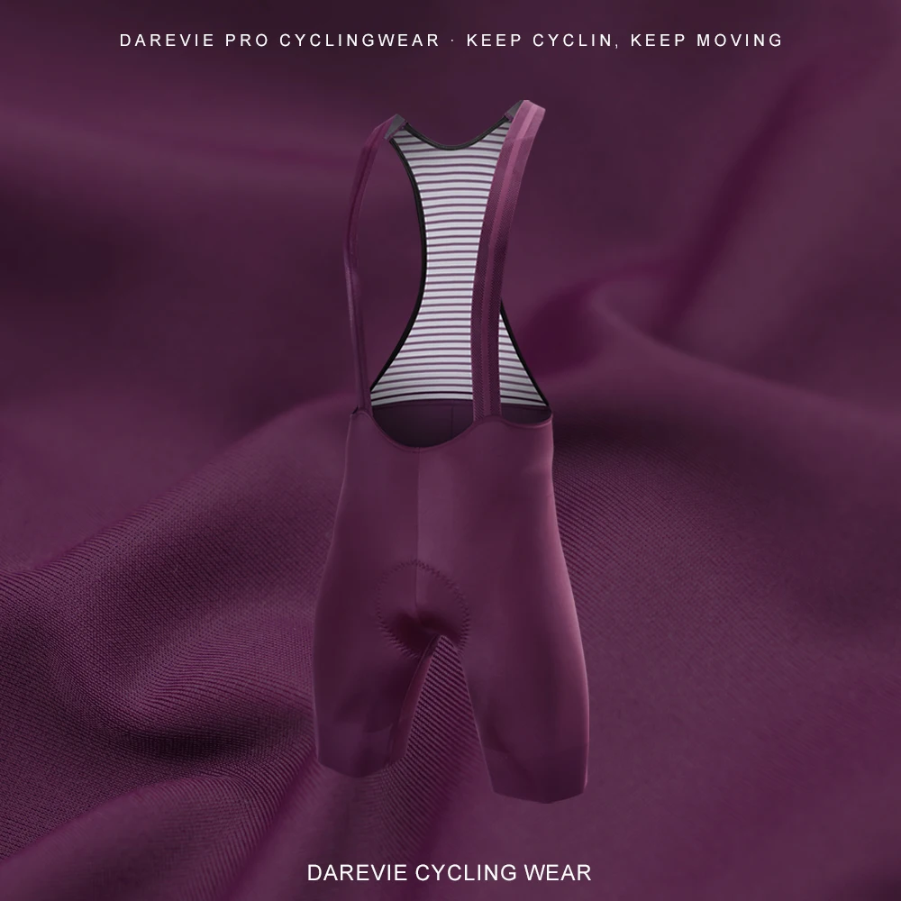 DAREVIE Heren Fietsbroek Seamless 2.0 PRO Level Heren Fietsbroek 6H 500KM Rit Heren Fietsbroek met Bretels 4-weg Stretch