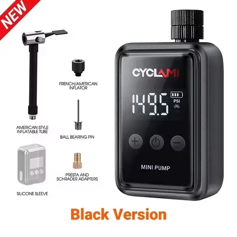 CYCLAMI HW125 Портативный электрический насос для велосипеда, 150 PSI — детальный вид товара