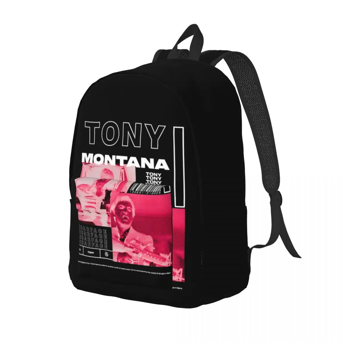 Tony Montana Singer Teenage Backpack Durable Student Hiking Travel Daypack for Men Women Laptop Computer Canvas Bags