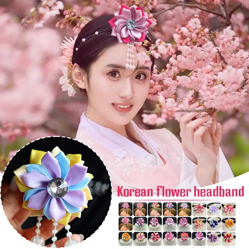 

1Pc Korean Folk Hair Accessories Hairbands Korea Hanbok Stage Performance Hairband Adult Bride Korean Ethnicity Hairband