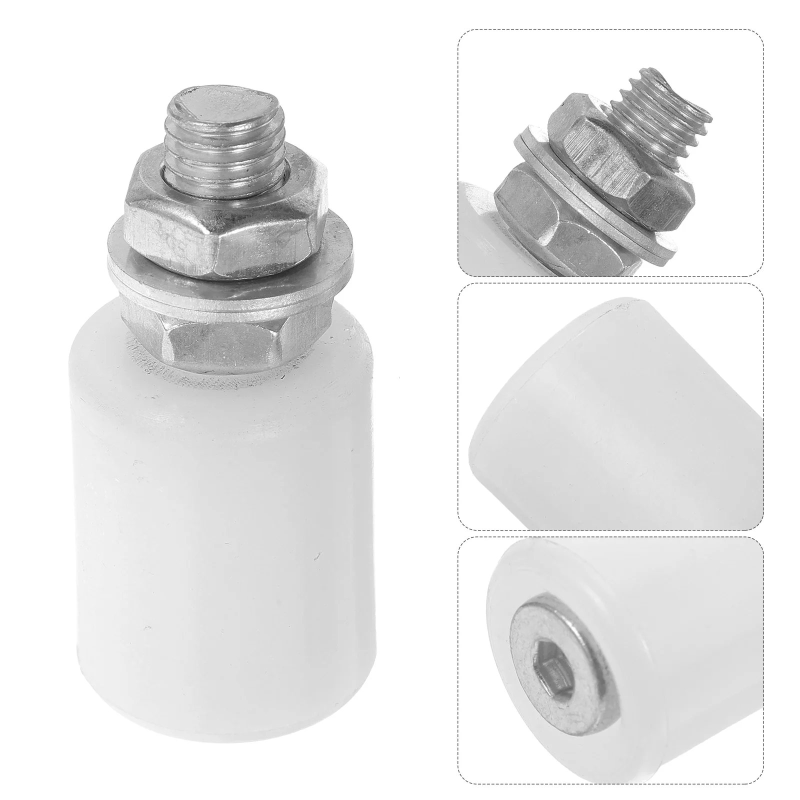 

8Pcs Sliding Door Rollers 30x40mm Heavy Duty Nylon Smooth Quiet Operation Self-Lubricating for Wardrobe Pocket Bathroom Glass