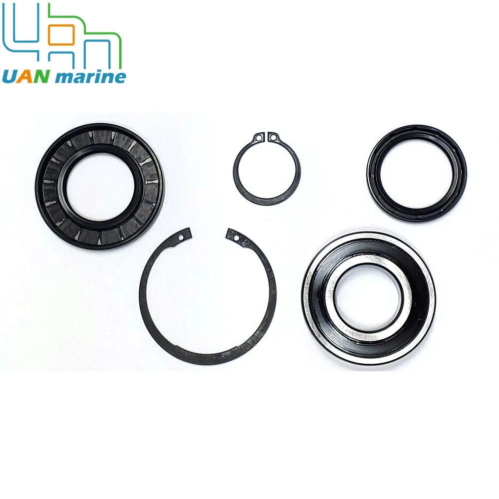 Flywheel Primary Shaft Repair kit for Volvo Penta Bearing Lip Seal Snap Ring D4 D6 DPH DPR Marine Drives 184841 6842273