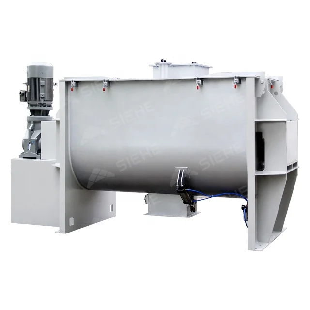Stainless Horizontal Ribbon Blender Mixer 500kg 1 Ton Capacity Powder