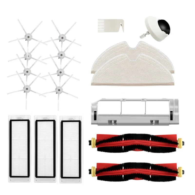 Sisi Utama Sikat Pel Hepa Filter Aksesori untuk Xiaomi Mi Vakum 1 S Robot untuk Roborock S50 S51 S55 S6 T4 T6 T60 T61 T65 Bagian