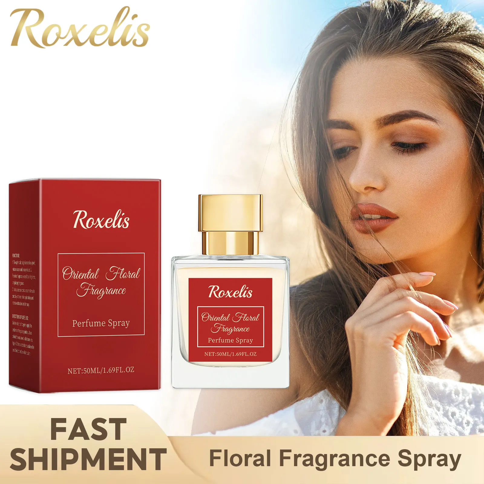 Women Body Spray Floral Scent Pheromone Lasting Fragrance Elegant Female Fresh Flower Body Passion Dating Oriental Light Perfume