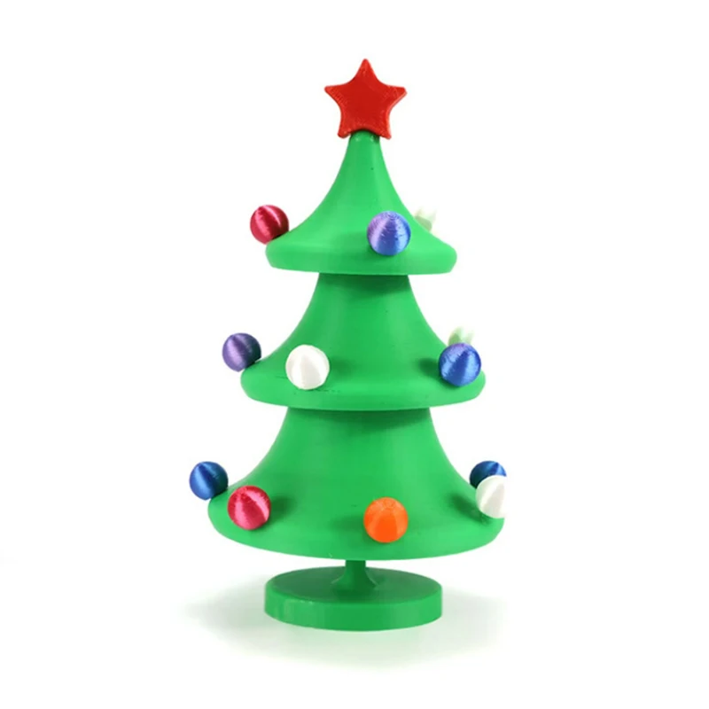 Creatieve Grappige Roterende Kerstboom Speelgoed Desktop Decoratieve Ornamenten Volwassenen Kinderen Stress Relief Speelgoed Leuk Kerstcadeau