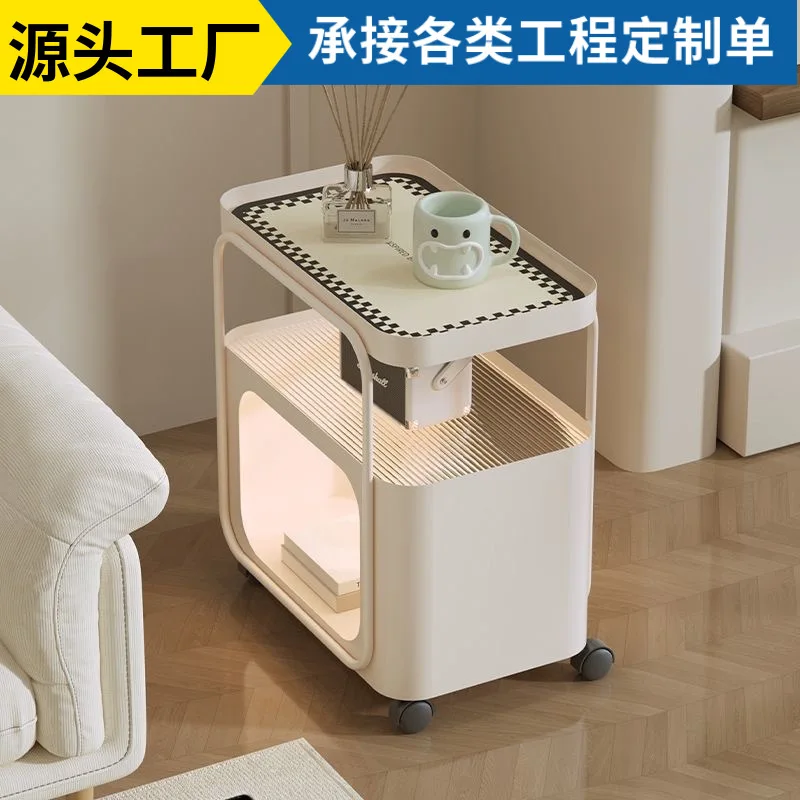 Cream wind sofa side table living room simple modern creative