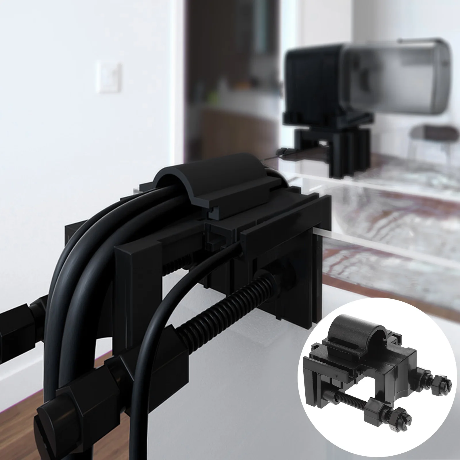 

Water Pipe Durable Hose Clamps Aquarium Tube Fish Tank Fixed Clamp Holder Fish Tank Fixed Clamp Stable Inlet Outlet