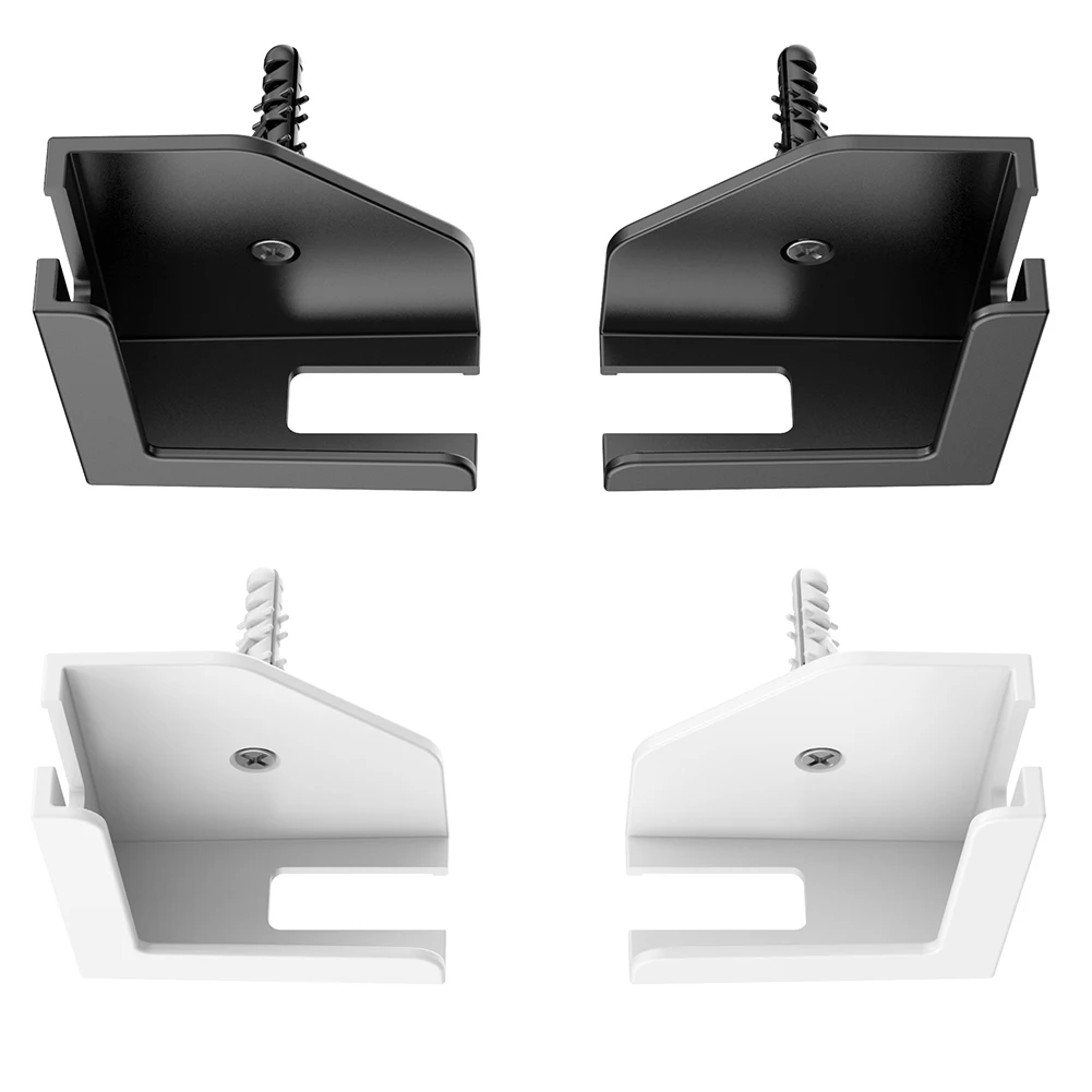 2 Sets Universal Wall Mount Phone Tablet Charging Holder Stand Cable Organizer Stand for IPad/iPhone 15/Samsung/Kindle/E-Reader