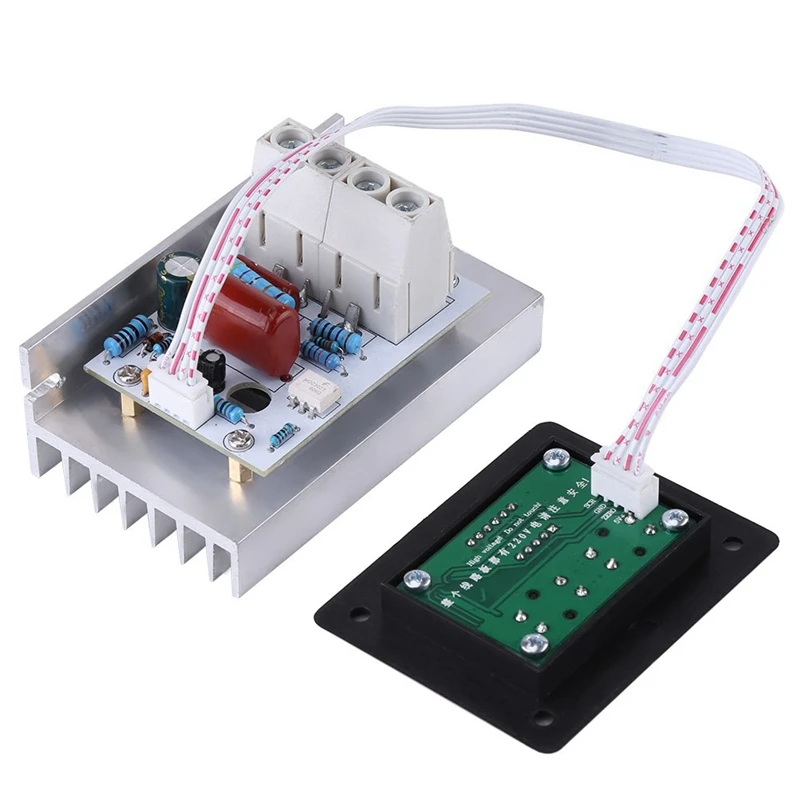 Dimmer Switch, 10000W SCR Digital Voltage Regulator Speed Control Dimmer Thermostat AC 220V 80A-A73M