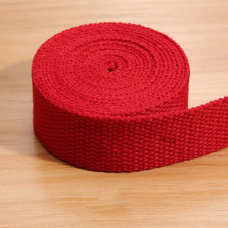 New 10meter 30mm Width Canvas Ribbon Polyester Cotton Webbing Strap Sewing Bag Belt Accessories For Belt Making Sewing DIY Craft