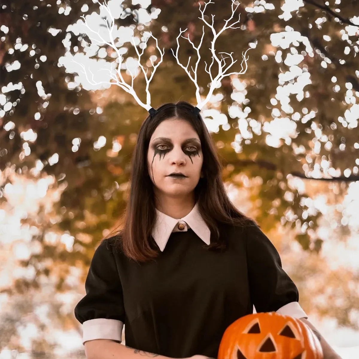 

1 шт. Уникальный головной убор с рогами, обруч для волос на Хэллоуин, повязка на голову для вечеринки, креативная заколка для волос, аксессуар для костюма, украшение для волос, аксессуар для косплея