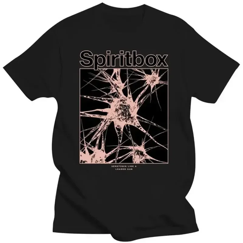 Vtg Spiritbox Canadian Heavy Metal Band Cotton Black T Shirt All Size J621