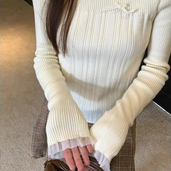 

Sweaters Jumpers Womens Trendy Women'S Clothing Cotton Cropped Cardigan Sleeve Urban Streetwear Chic Multi-Color Knitted Bolero