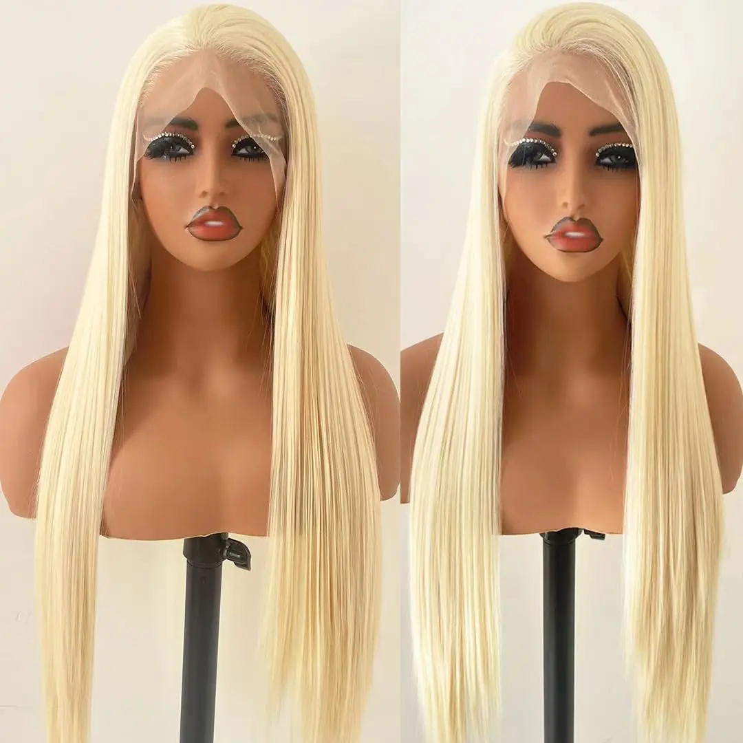 Peluca de cabello humano 613 de 36 pulgadas, peluca Frontal de encaje brasileño 13x4 13x6 Hd, pelucas de cabello humano liso, peluca con malla Frontal de encaje humano rubio miel