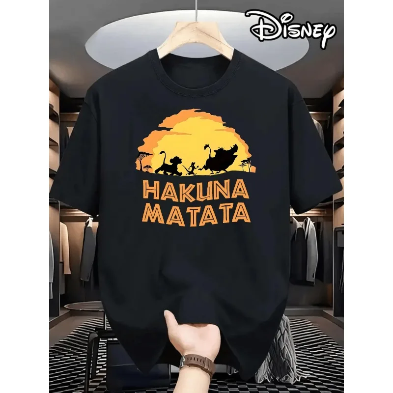 

Мужская футболка с рисунком «Король Лев Диснея» Хакуна Матата Симба и Муфта