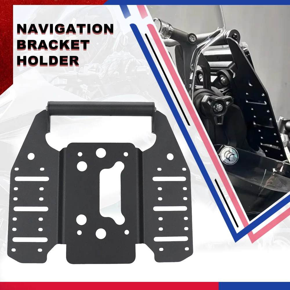 2026 For CFMOTO 800 MT-X MTX Motorcycle Phone Stand Holder GPS Navigation Bracket Plate Extension Bar CF-MOTO 800MTX 2024 2025