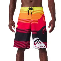 New Summer men's shorts casual breathable jogging fitness pants men loose printed board shorts surf beach pants swimming trunks