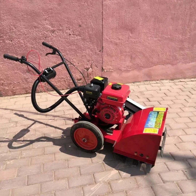 New high-speed 6-knife gasoline lawn mower, wholesale rotary tiller, trenching micro-tiller, corn orchard weeding bifurcation