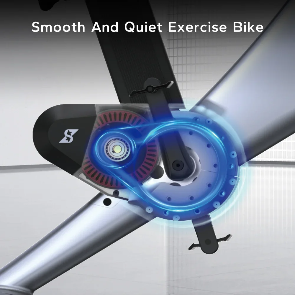 Smart Indoor Trainer Bike with Magnetic Braking System, Home Gym