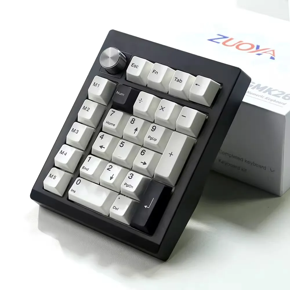 GMK26 QMK/VIA Gasket Number Pad Bluetooth 5.0/2.4ghz/Wired Hot Swappable Numpad Programmable for Win/Mac