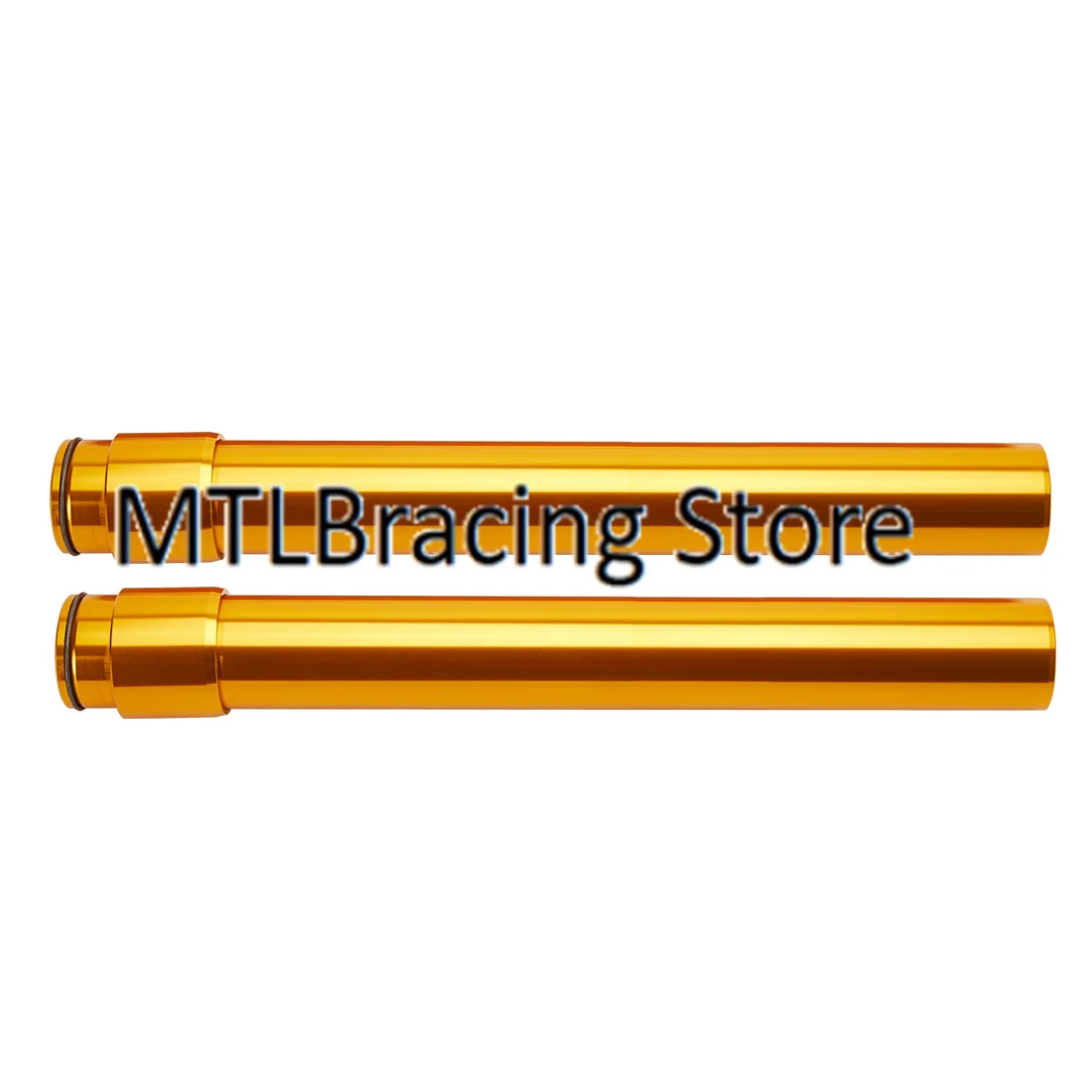 Gold/Silver Front Shock Pipe Fork Outer Tubes For Yamaha TZR250 3MA 1990 450mm 3MA-23136-10-00 Fork Suspension Stanchion Legs