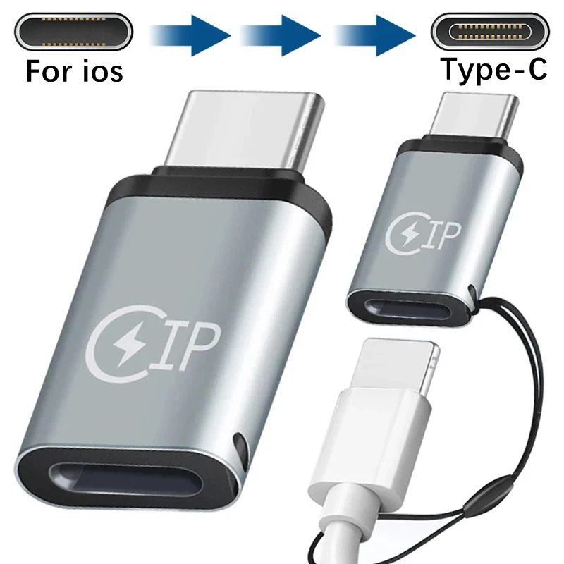 For Apple Adapter Lighting To Type-C Cable Famale To Male USB C To Lighting OTG Connector for iPhone ios Huawei Cable Converter