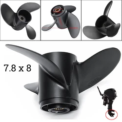 1 pc 3R1W64516-0 Aluminum Propeller 7.8x8 For Tohatsu Nissan Mercury Outboard Motor 4 5 6HP Engine Accessories Boat Propeller