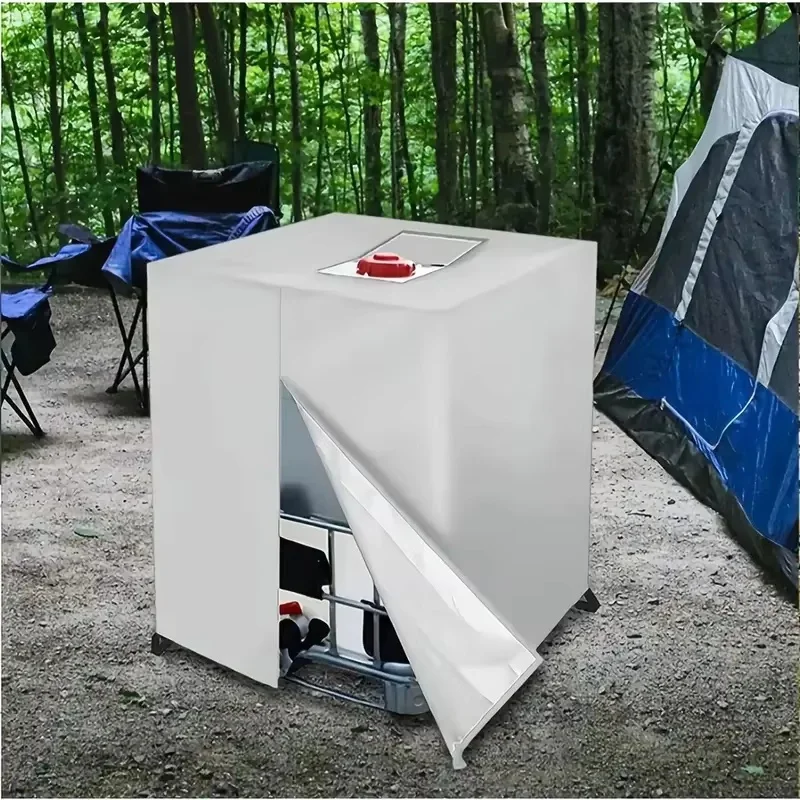 

Пылезащитный чехол для наружного резервуара для воды, доступен в вариантах молнии и не молнии, зеленый, черный и серебристый, пыленепроницаемый и устойчивый к ультрафиолетовому излучению.