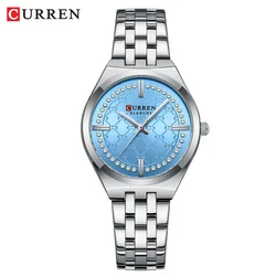 CURREN 9096 Women's Roman Quartz Wristwatch Waterproof Round Watch