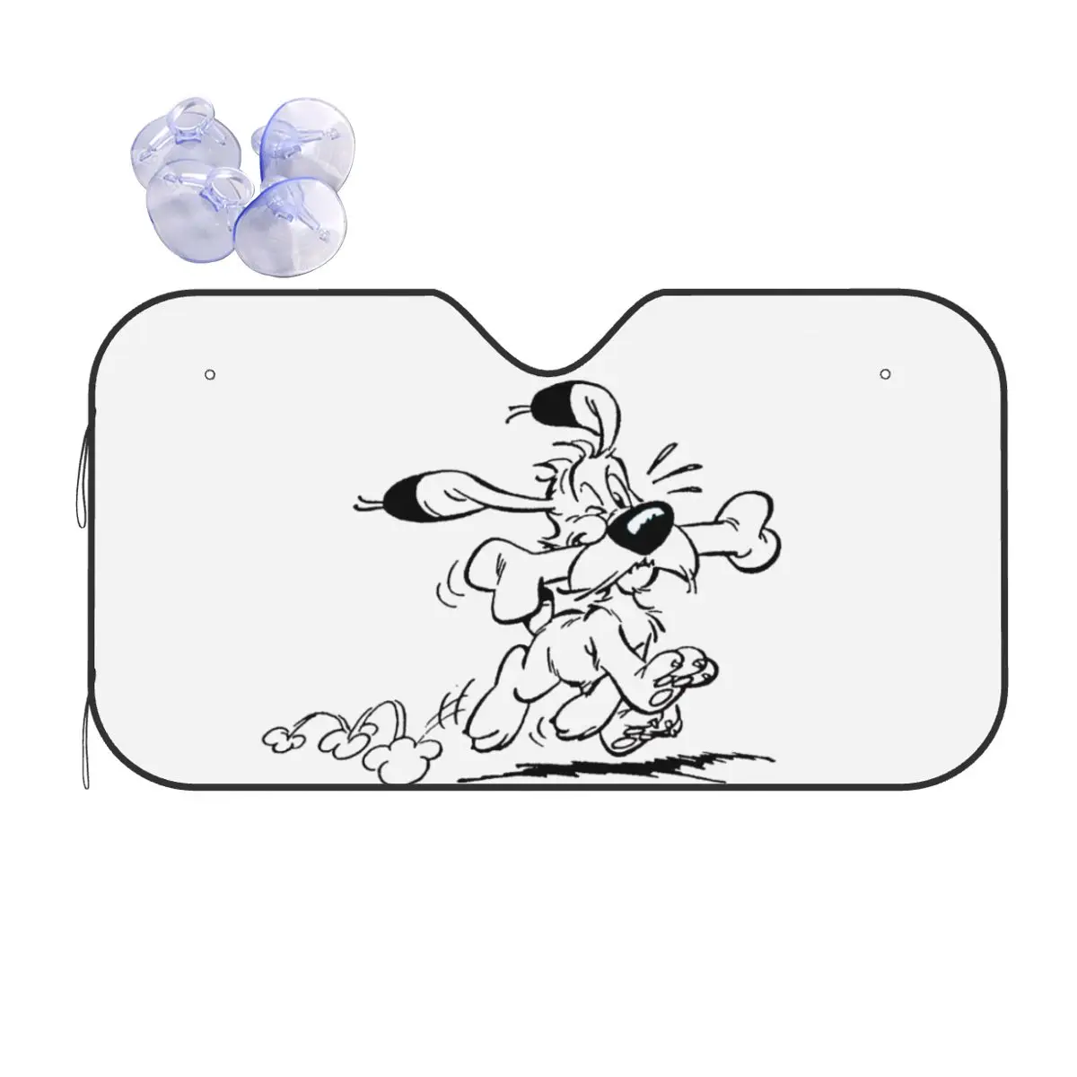 

Asterix And Obelix Dogmatix Ideafix Obelix Dog Sunshade Windscreen Car Front Windshield Window Sun Visor Accessories Covers