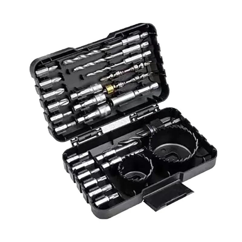 Worx-أداة زينة مجموعة مع بت صندوق فراغ ، ثقب و تويست الحفر للنجارين و الكهربائيين ، WA1602 ، WA1626 ، WA1620 ، WA1149