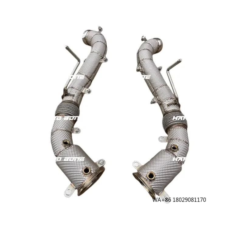 

CSZ Exhaust Sport Downpipes for 540C/570S/570GT/650S/MP4-12C/P1 3.8T V8 Downpipe Straight Pipes