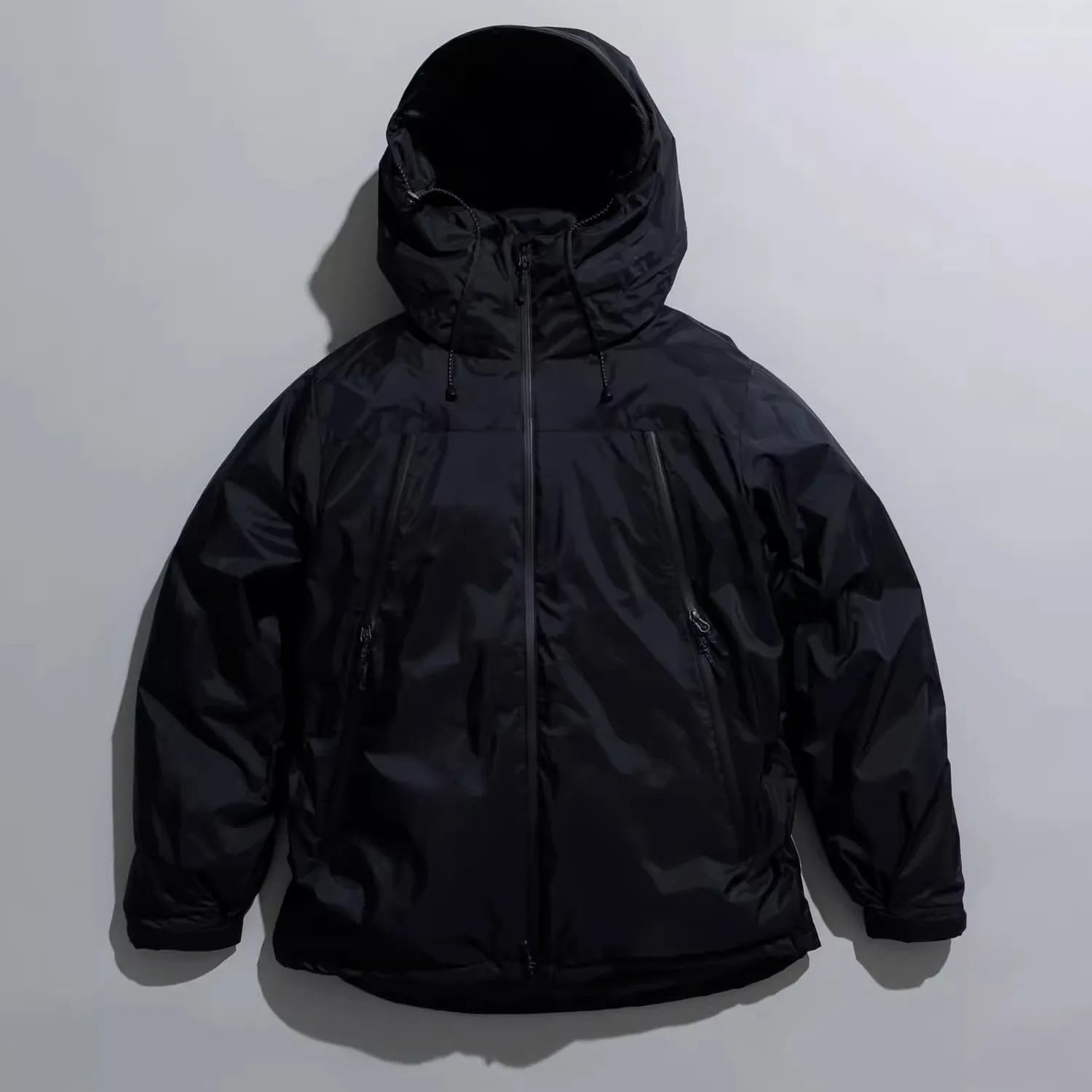 

2025 Winter New Thickened Outdoor Warm Couple Hooded down Jacket NANGA Collaborative Work Men's Outerwear Nylon Fabric