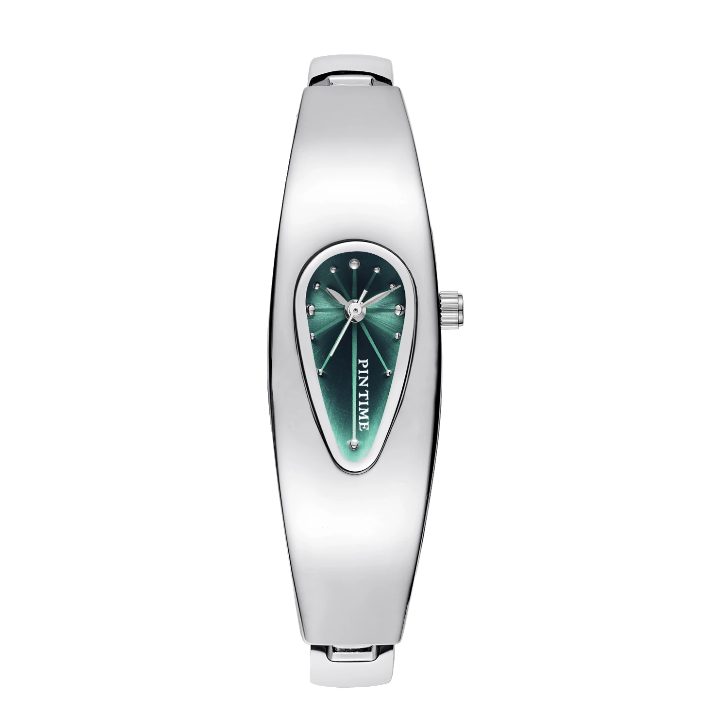 Niche Hot Quartz Watch for Women and Men with Y2K Water Drop and Irregular Vintage Bangle Style plus Personality Waterproof