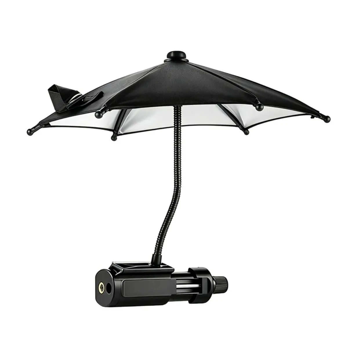 Strong Clip Phone Umbrella for Sun, Outdoor Phone Sun Shade Shield with Rotatable Angle Tanning Shade Cover for Phone-DT82
