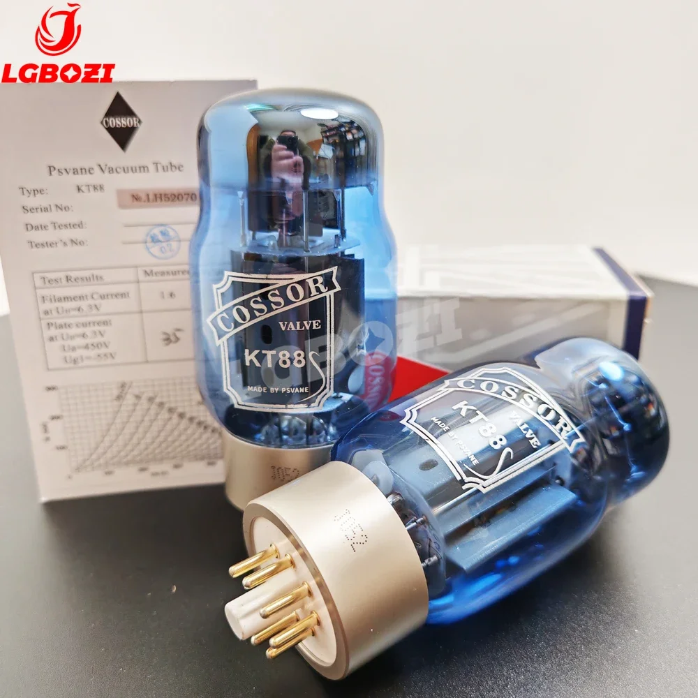 2025 أحدث PSVANE KT88 شاشة زرقاء فراغ أنبوب استبدال KT88C EL34 KT66 6550 6P3P KT120 KT100 KT77 مُضخّم صوت
