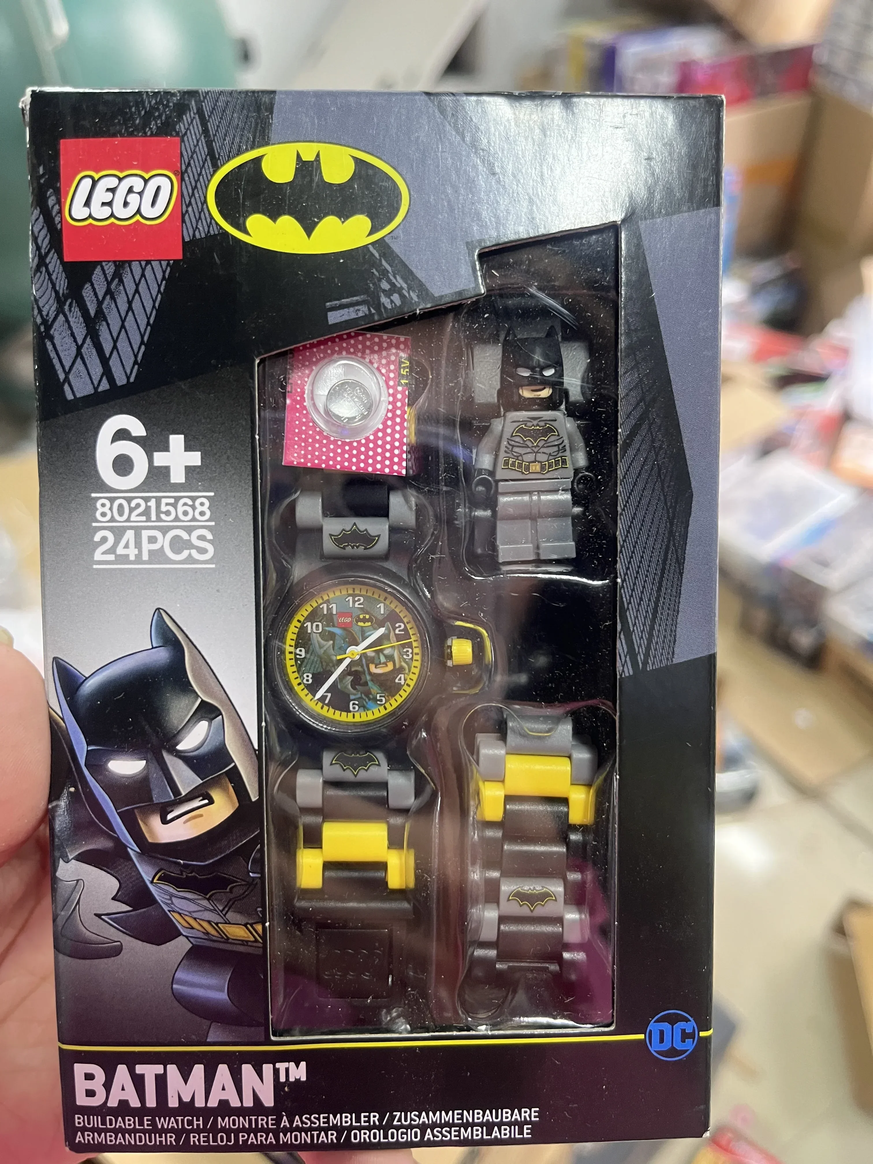 LEGO Watch Toys Assembled Building Blocks Toys Police Batman Superman Phantom Ninja Kay Lloyd for Kids Children's Birthday Gift