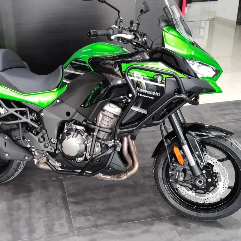 

Stainless Steel Motorcycle Engine Guard Crash Bars Bumper Protector For Kawasaki Versys 1000