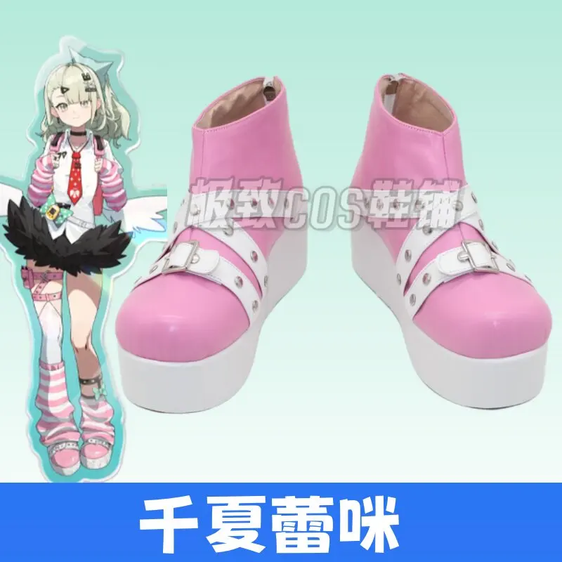

Zenless Zone Zero Chika Ramiel Cosplay Shoes Boots Lovely Halloween Party Role Play