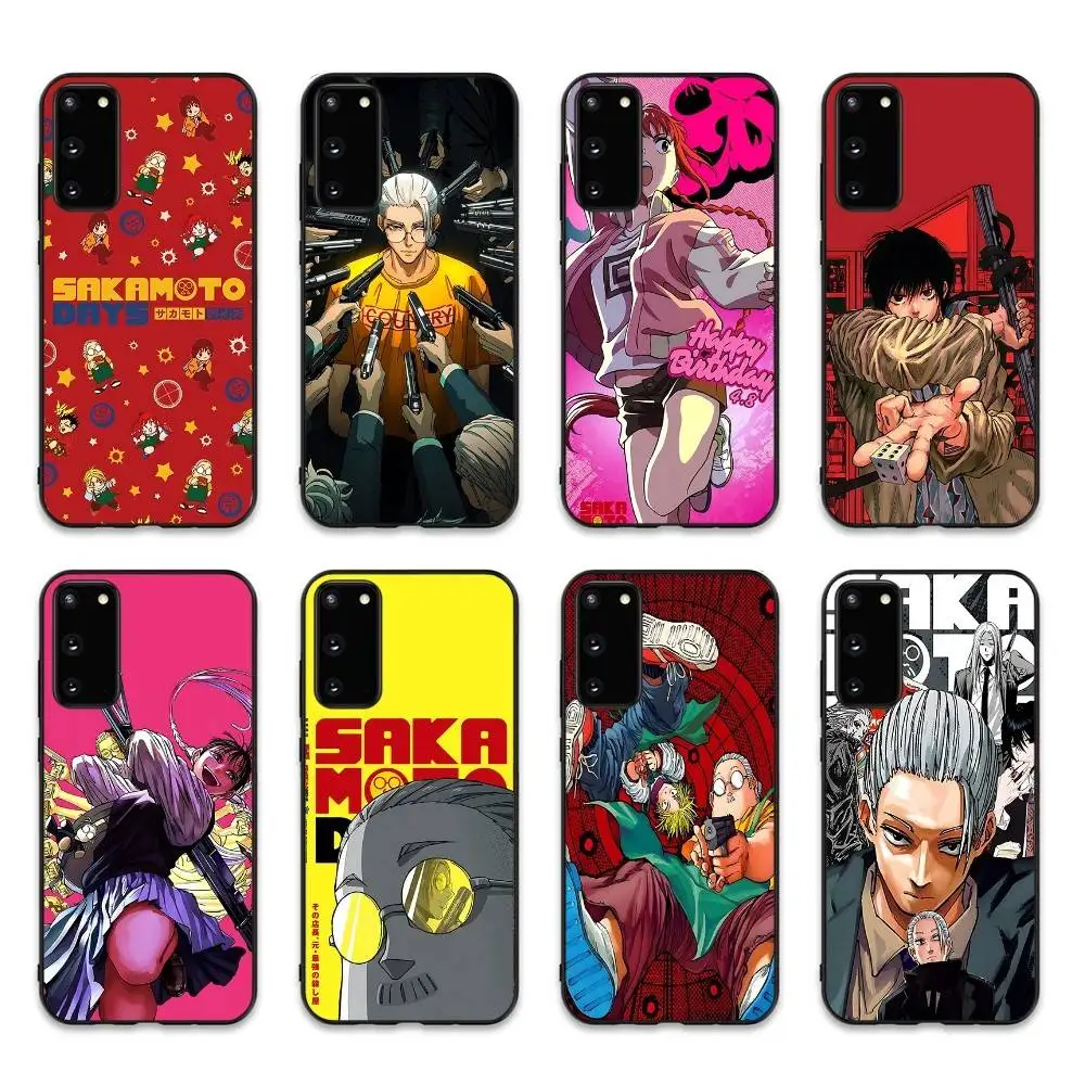 

New Anime Sakamoto Days Phone Case For Samsung S 24 Fe 25 Ultra Plus 20 Lite 21 30 22 23 24 22 Ultra 5G Fundas