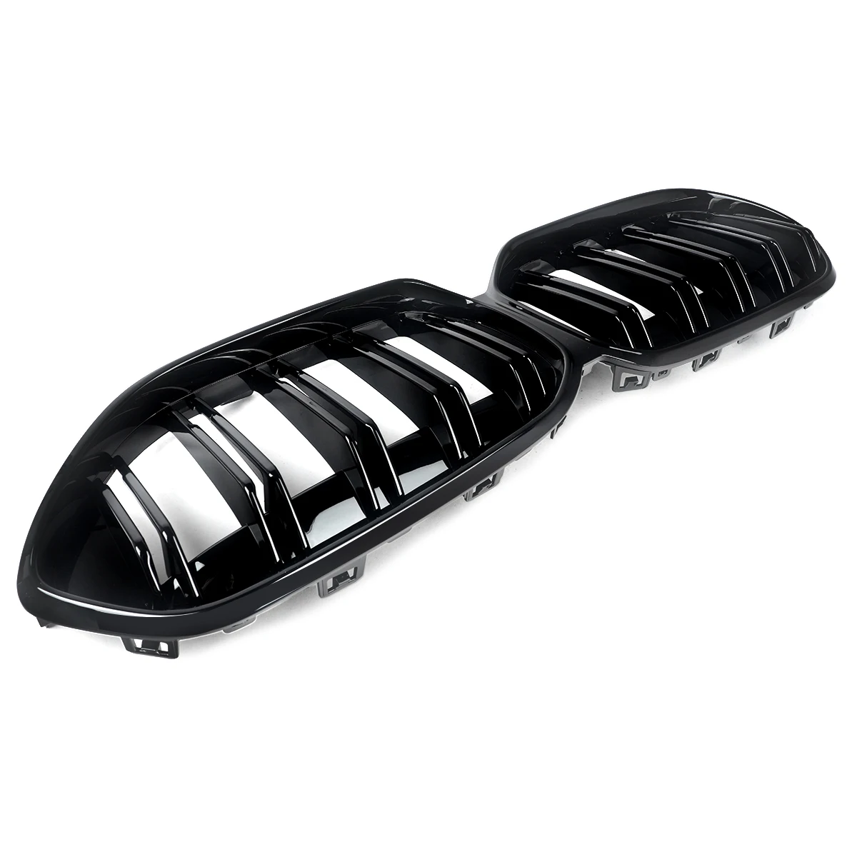 فتاة لسيارات BMW F44 220i 228i Gran Coupe 2020-23 المصد الأمامي الأسود اللامع Kindey Grille Magickit